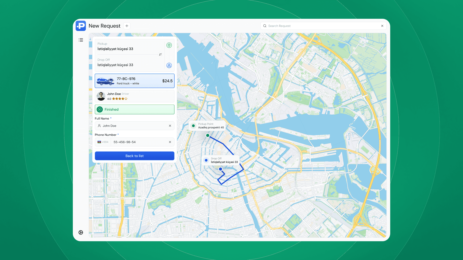Port Fleet Management Dashboard - Şəkil 1