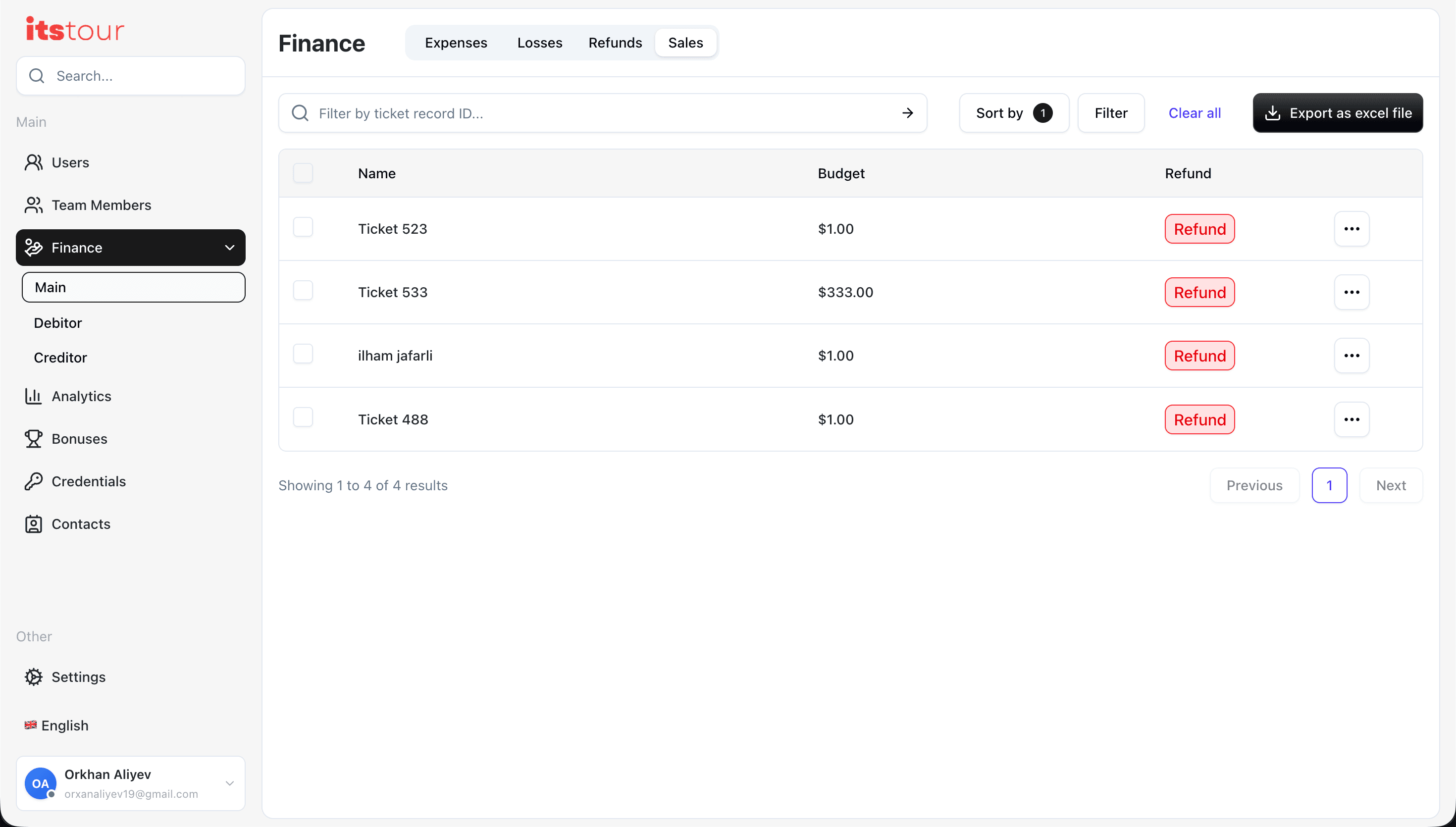 Itstour CRM - Şəkil 1
